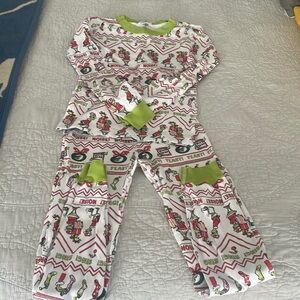 Hanna Andersson The Grinch Pajama Set kids Size 10